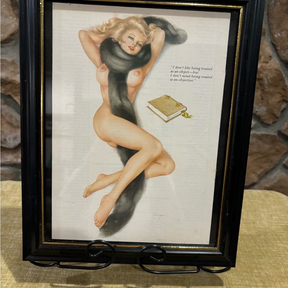 Vintage Alberto Vargas playboy frame print - Picture 6 of 7